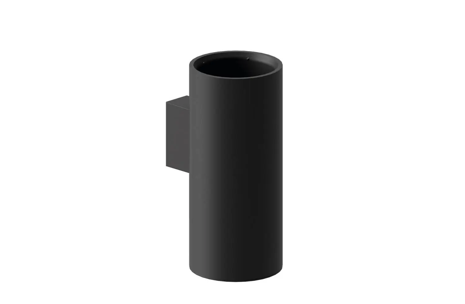 Portacepillos de pared negro mate Architect S+ Cosmic