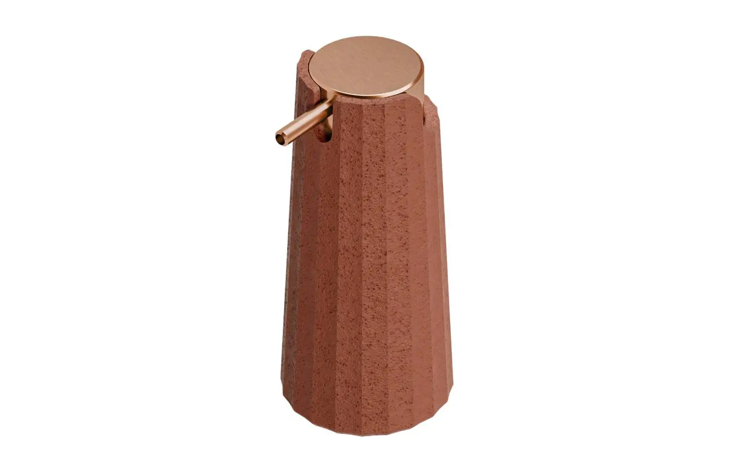 Dispensador jabón L'Avenir terracota texturizado Cosmic