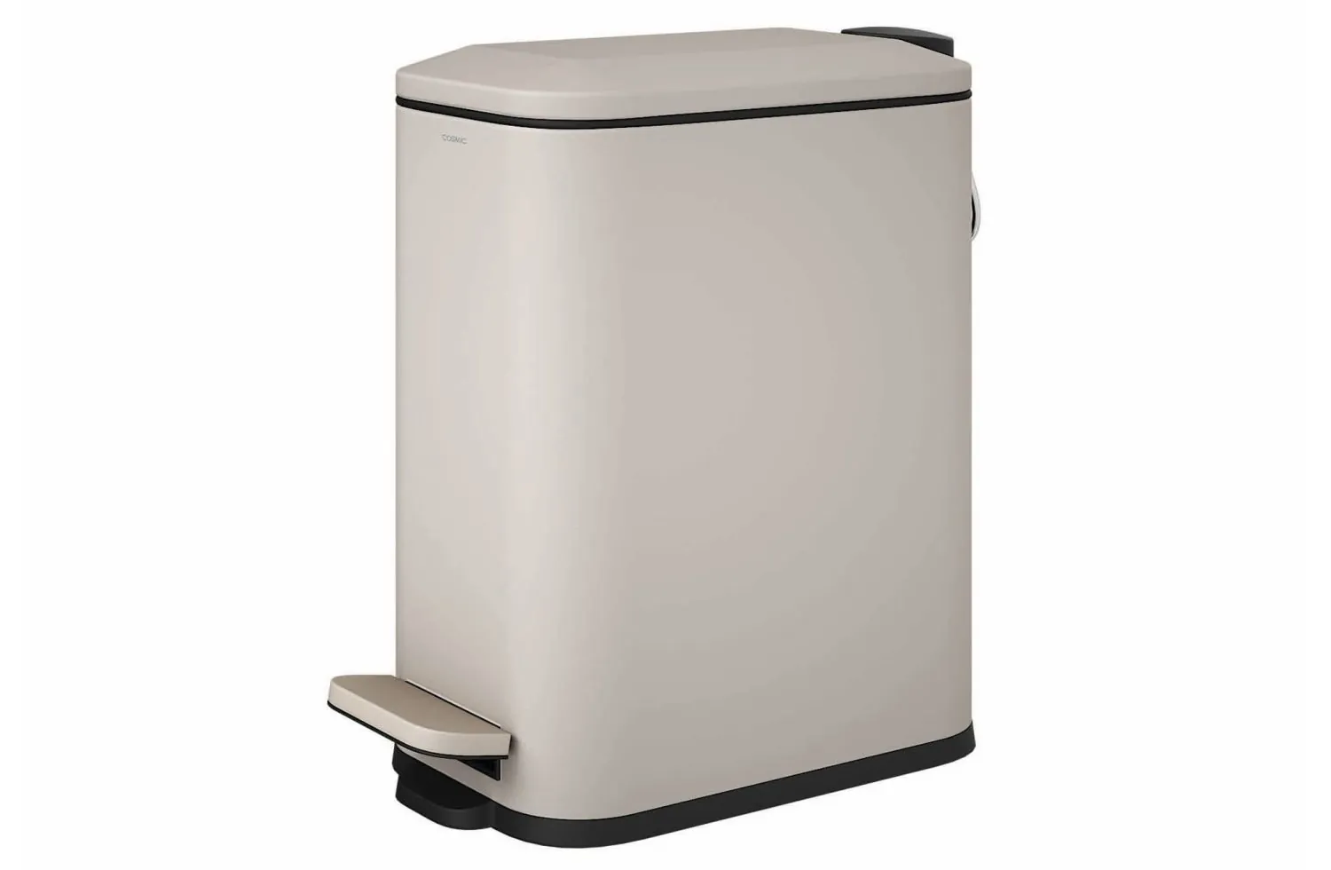 Papelera de baño con pedal slim Essentials 5L arena mate Cosmic