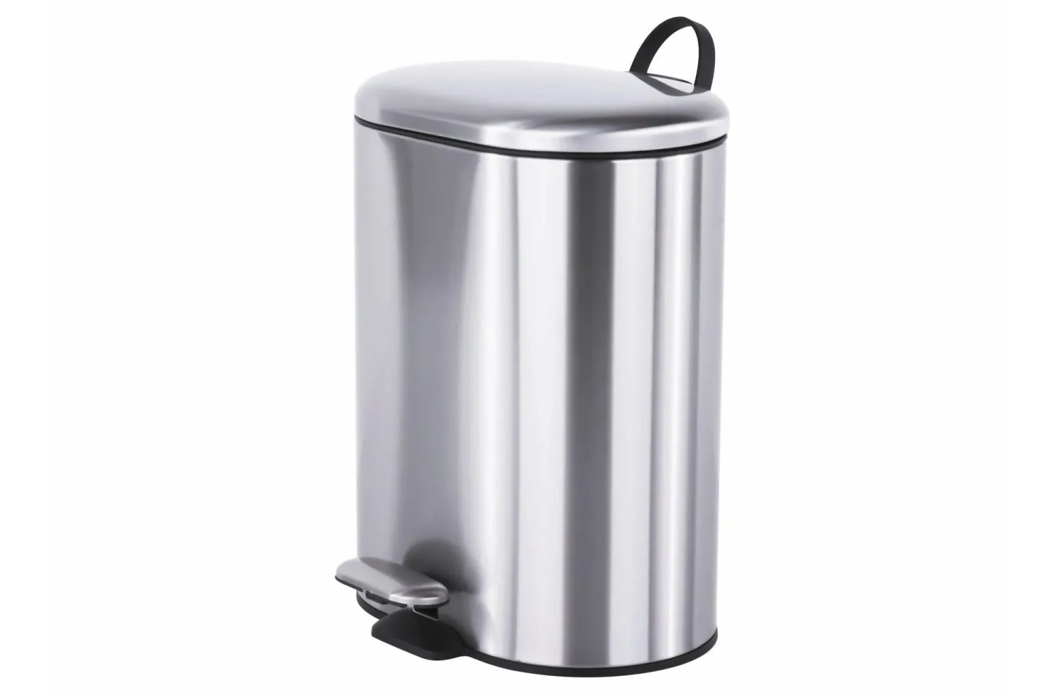 Papelera de baño con pedal Essentials 5L inox mate Cosmic